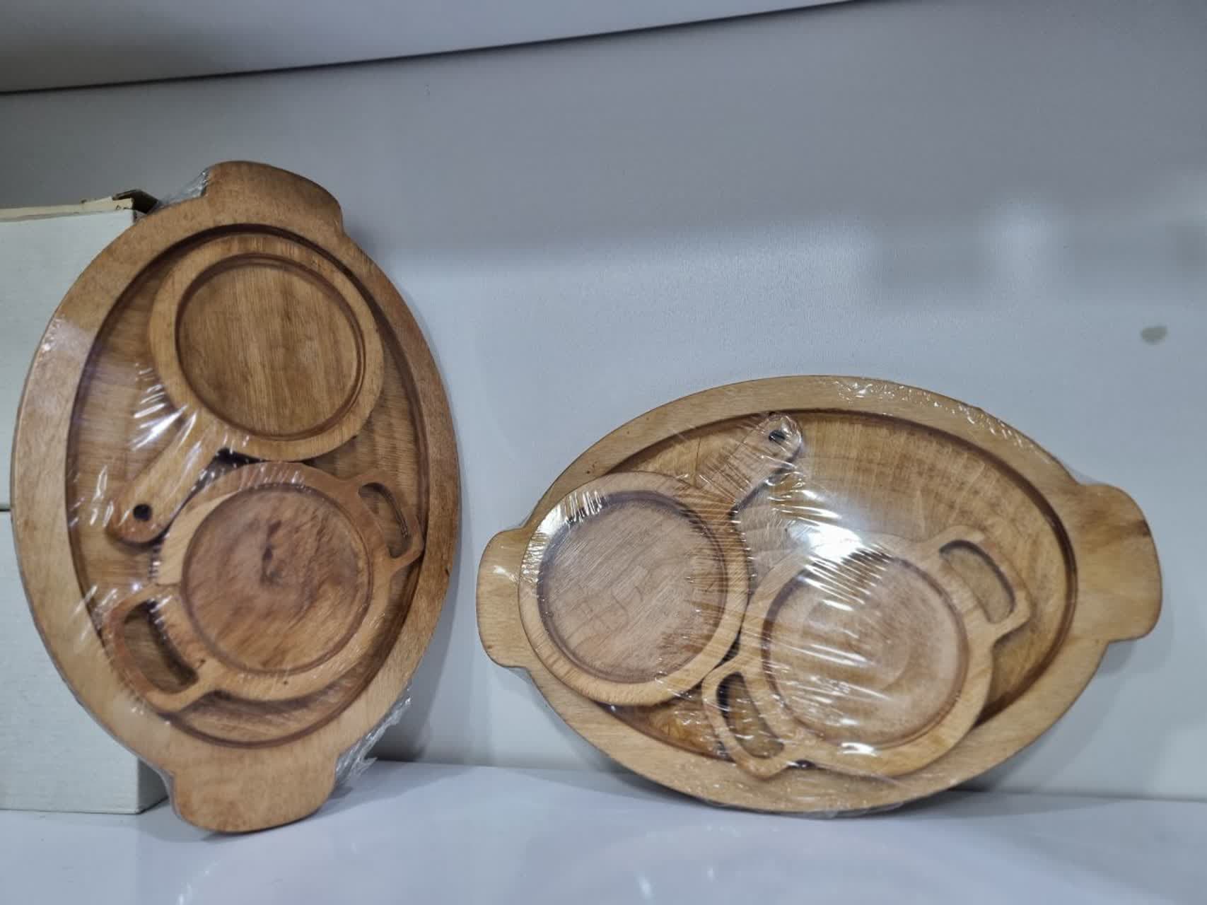 سینی چوبی 3 تیکه