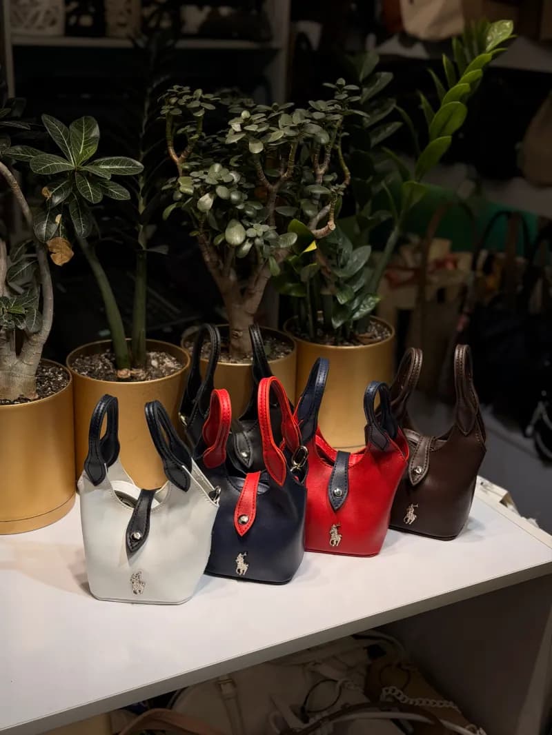 کیف مینی بگ دخترانه چرمی پولو — تصویر ۷