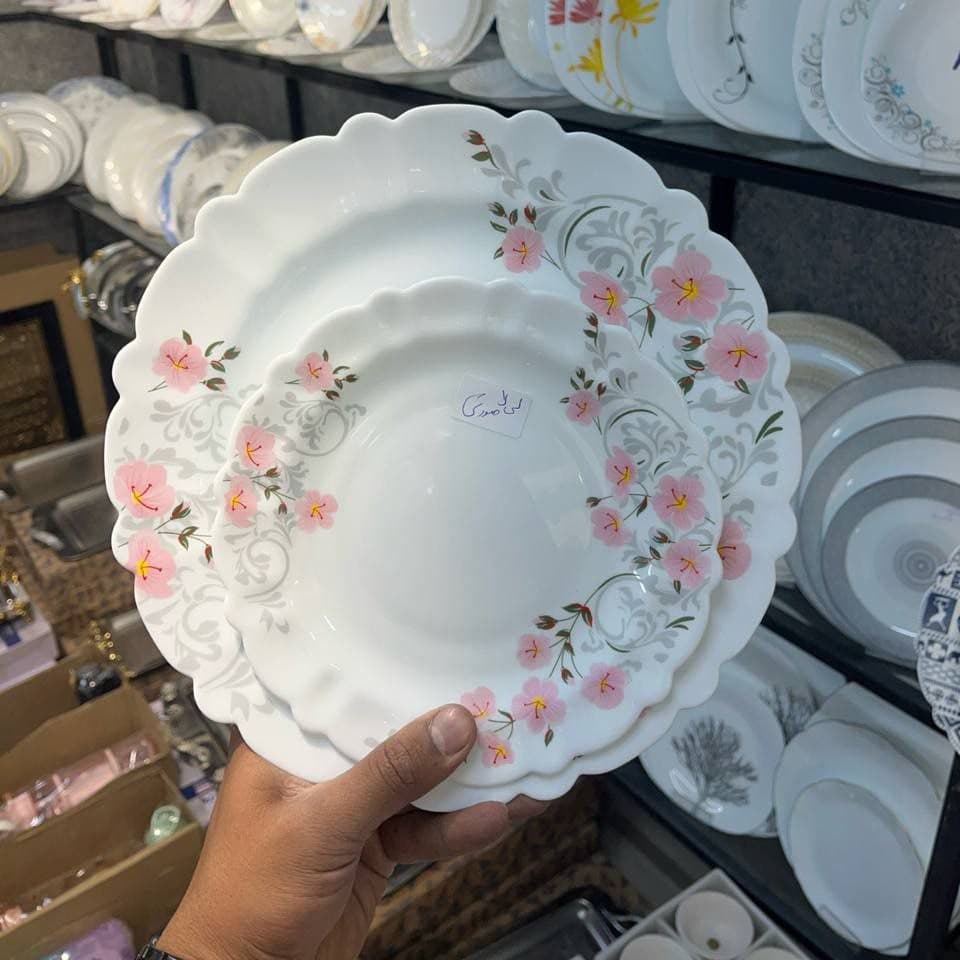 سرویس غذاخوری آیروپال ۲۵ پارچه آرکوپال طرح لی لا صورتی برای ۶ نفر — تصویر ۶