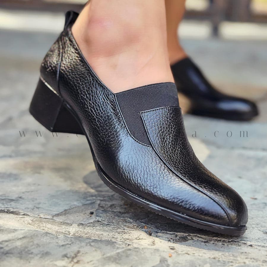 کفش چرم اداری زنانه CODE:770 — تصویر ۱۰