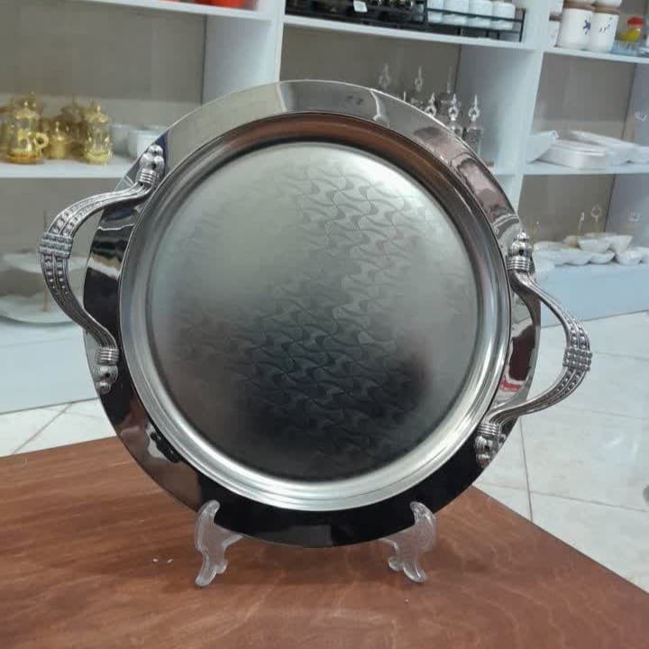 سینی استیل گرد تانیش — تصویر ۳