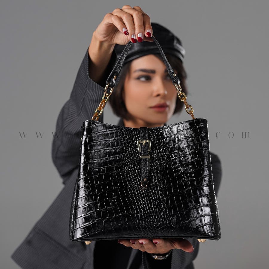کیف دوشی چرم زنانه CODE:312/4 — تصویر ۱۰