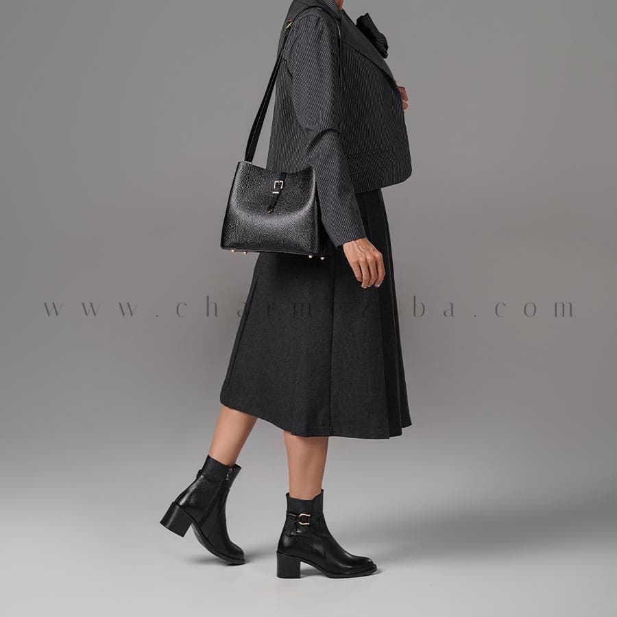 کیف دوشی چرم زنانه CODE:312/4 — تصویر ۷