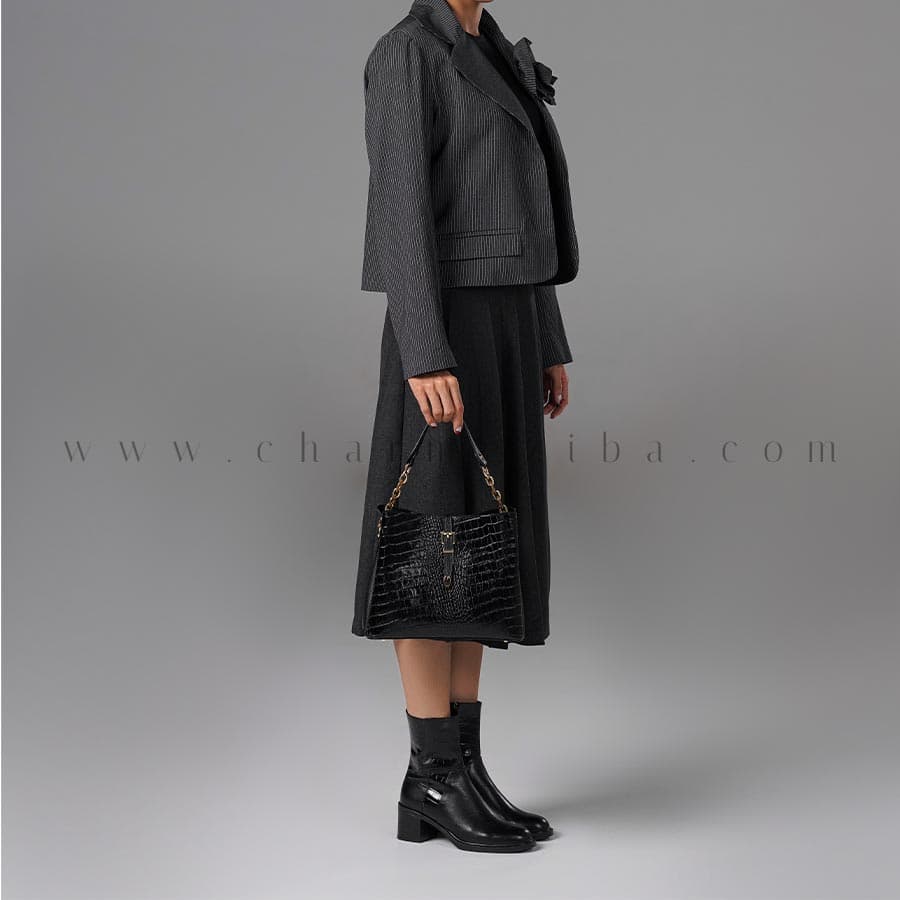 کیف دوشی چرم زنانه CODE:312/4 — تصویر ۳