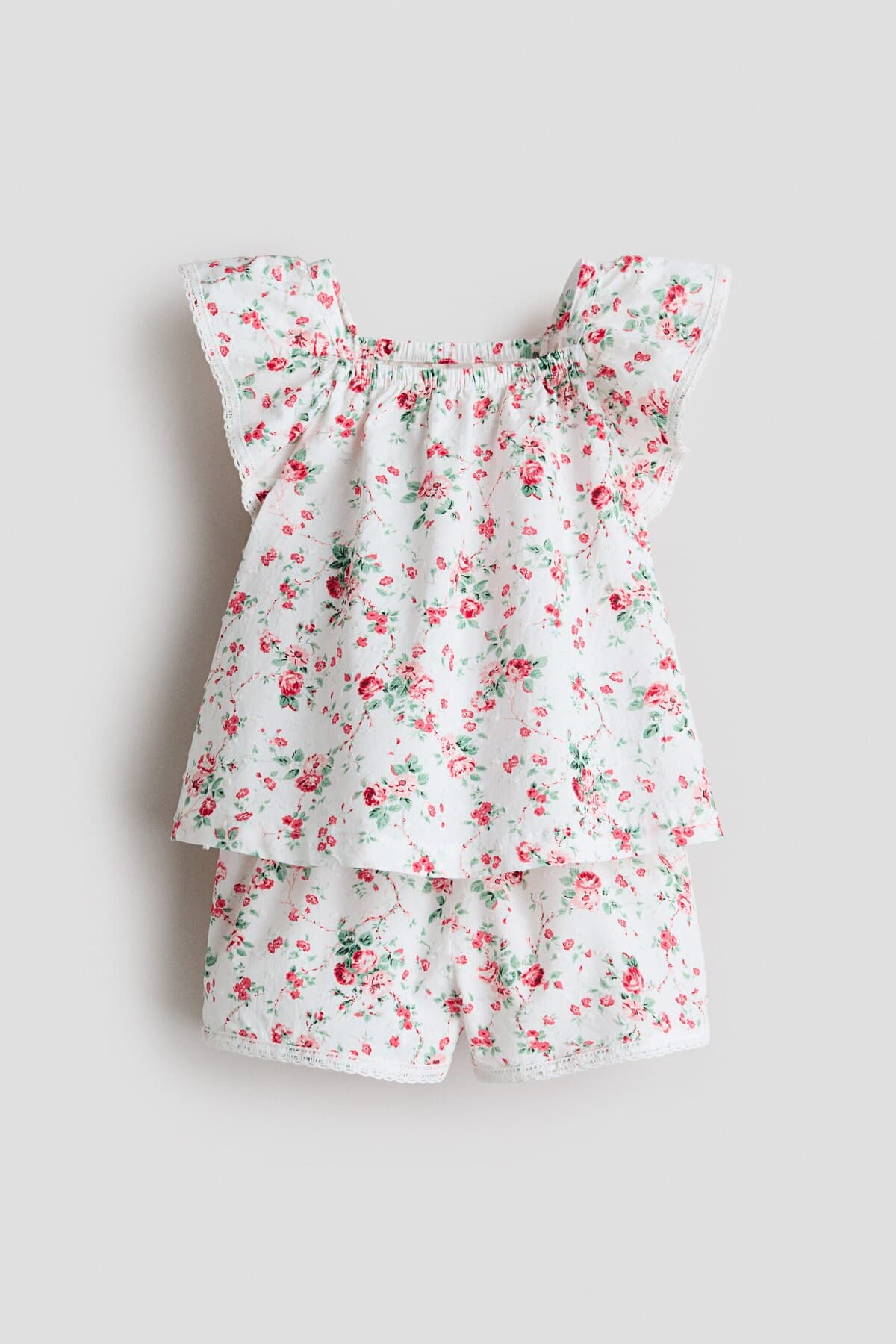 ست نوزادی اچ اند ام دخترانه سفید | H&M 1335160 CN — تصویر ۱۰