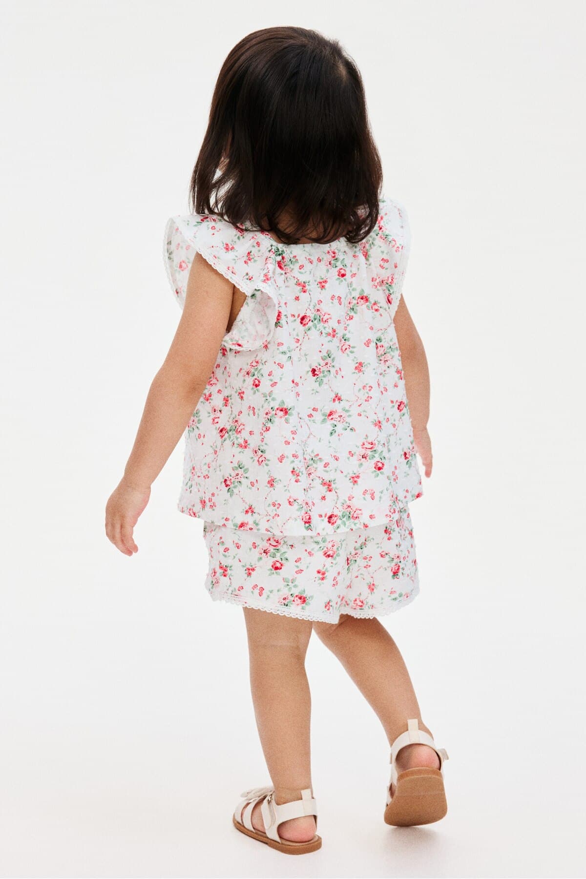 ست نوزادی اچ اند ام دخترانه سفید | H&M 1335160 CN — تصویر ۹