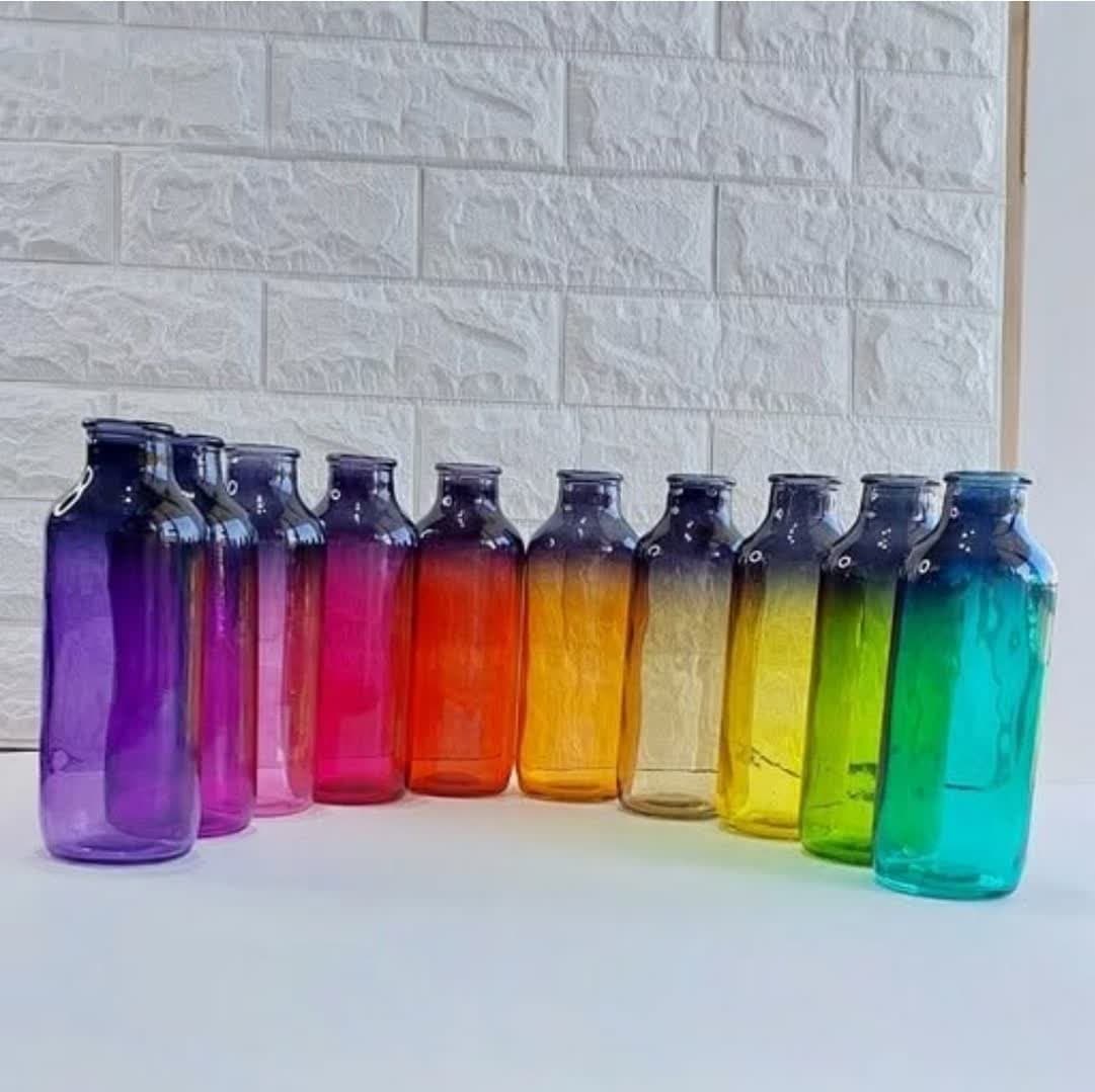 گلدان رنگی شیشه ای — تصویر ۸
