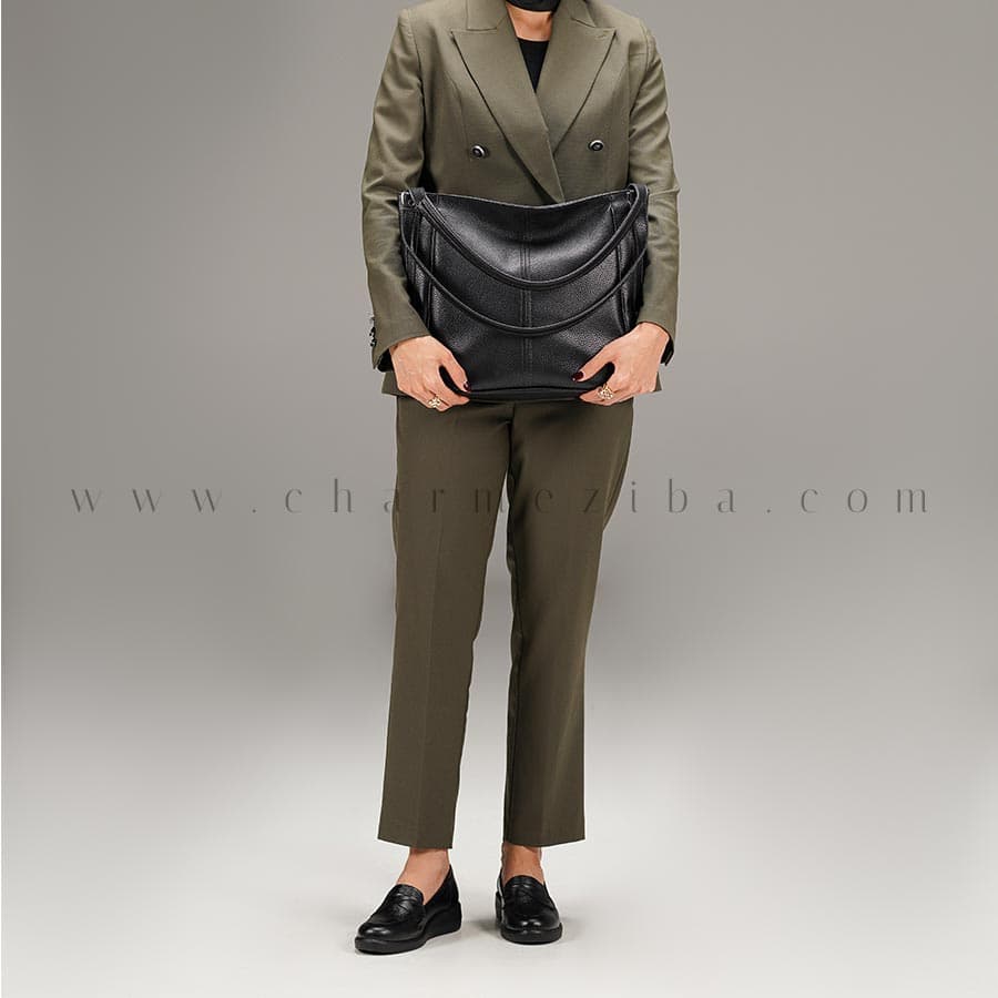 کفش چرم اداری زنانه CODE:829 — تصویر ۶