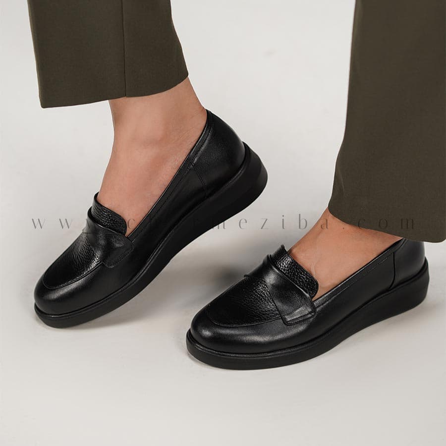 کفش چرم اداری زنانه CODE:829 — تصویر ۴