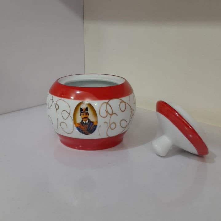 قندان چینی طرح شاه عباسی — تصویر ۴