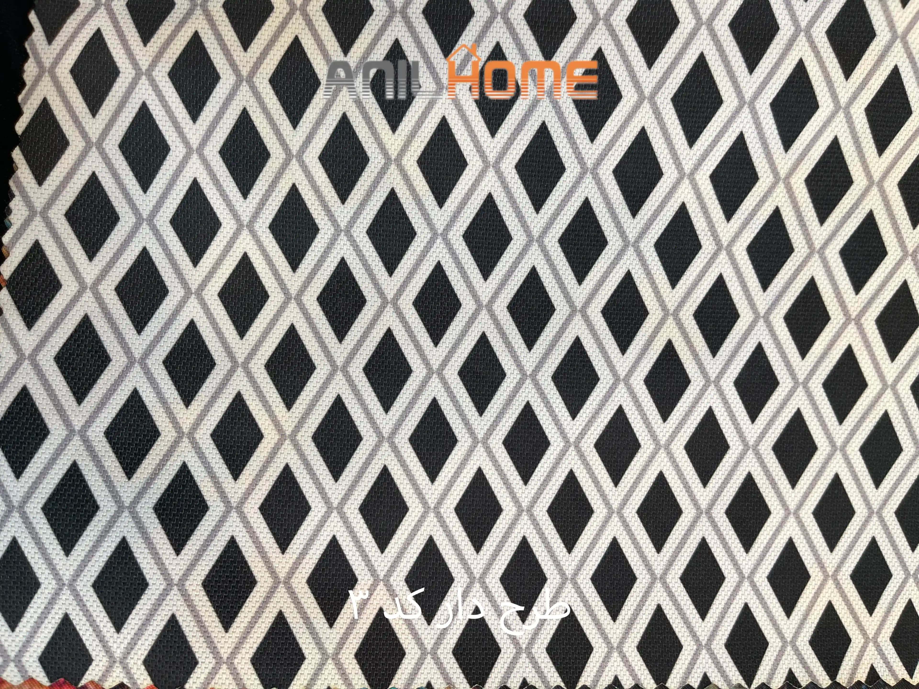 پارچه مبلی کتان طرحدار کد 3 — تصویر ۲