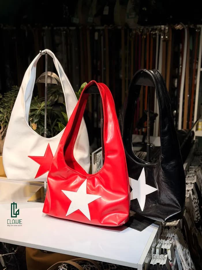 کیف زنانه.دخترانه : دوشی لاکچری ستاره دار — تصویر ۹