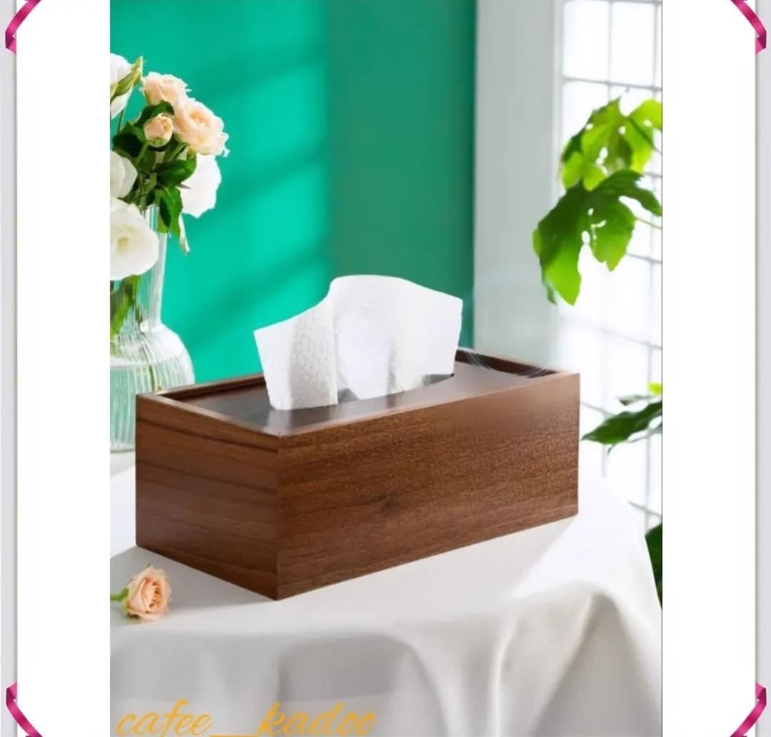 جای دستمال کاغذی تمام چوب