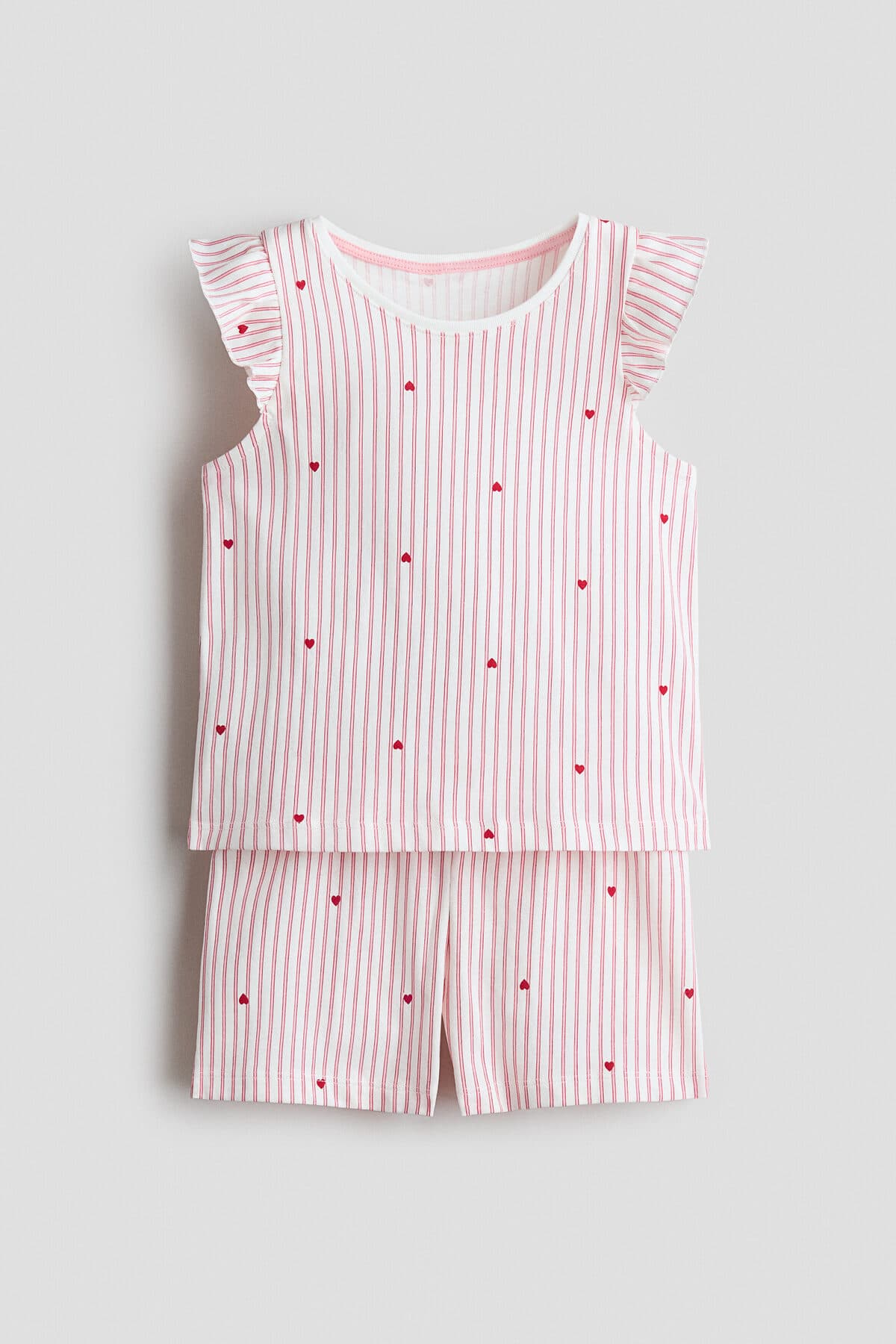 ست پیژامه و لباس خواب اچ اند ام دخترانه صورتی طرح دار لباس خانگی | H&M 1342755 BD