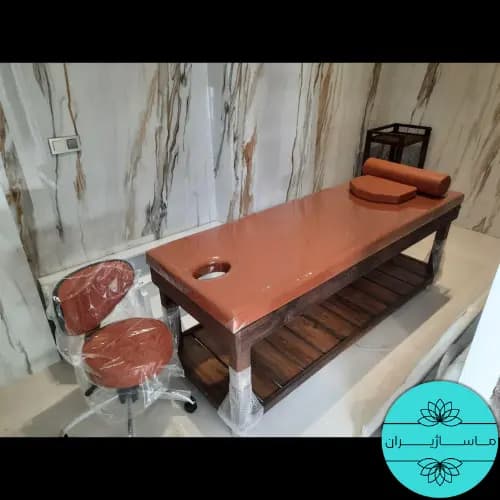 تخت ماساژ ثابت چوبی مدل M351⭐ (گارانتی 1 ساله) برند ماساژیران — تصویر ۸