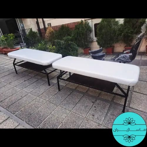 تخت ماساژ ثابت پایه فلزی مدل M551⭐(گارانتی 1 ساله) برند ماساژیران — تصویر ۵