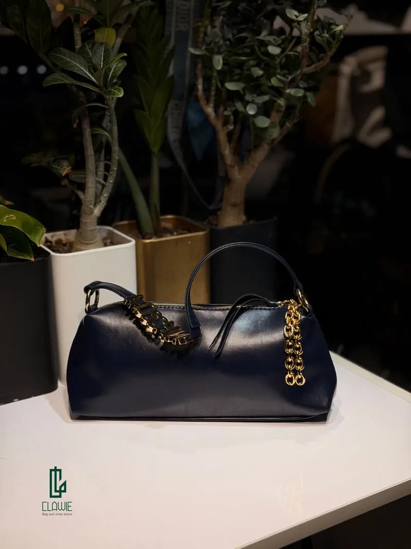 کیف زنانه.دخترانه : دسته دار چرمی شیک — تصویر ۸