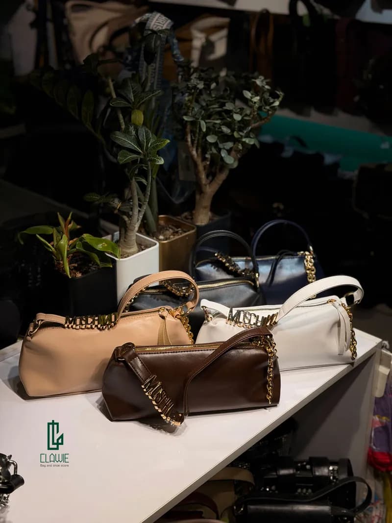 کیف زنانه.دخترانه : دسته دار چرمی شیک — تصویر ۱۲