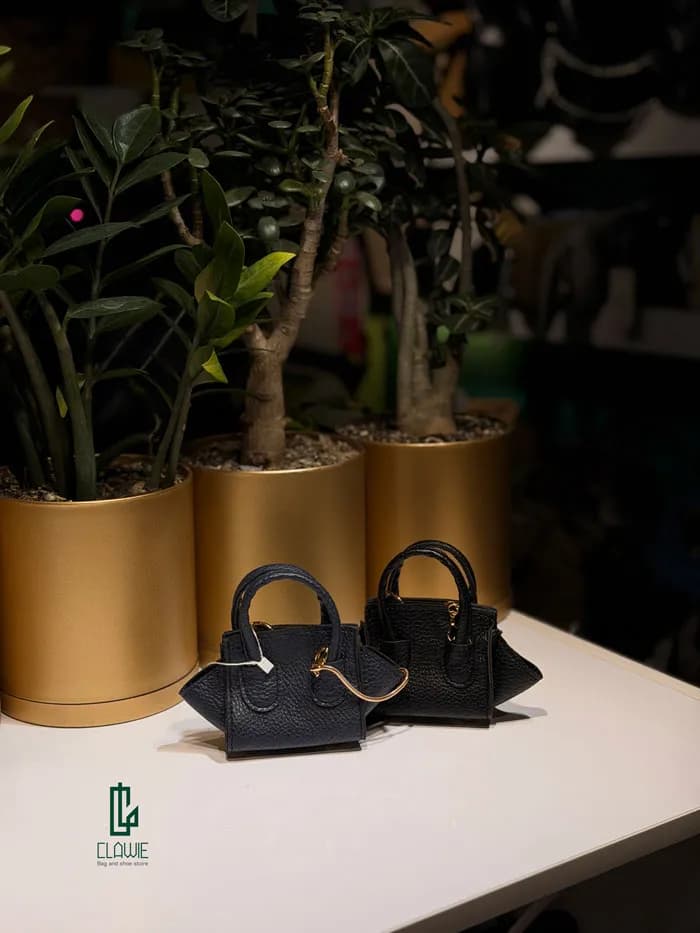 کیف زنانه.دخترانه : مینی بگ چرمی — تصویر ۴