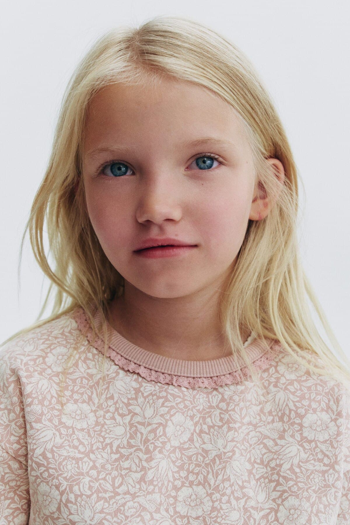 بادی اچ اند ام دخترانه صورتی طرح دار Regular/رگولار جاگر | H&M 1361643 CN