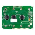 نمایشگر GLCD 64×128 گرافیکی بک لایت آبی با درایور KS108 فریم کوچک — تصویر ۵