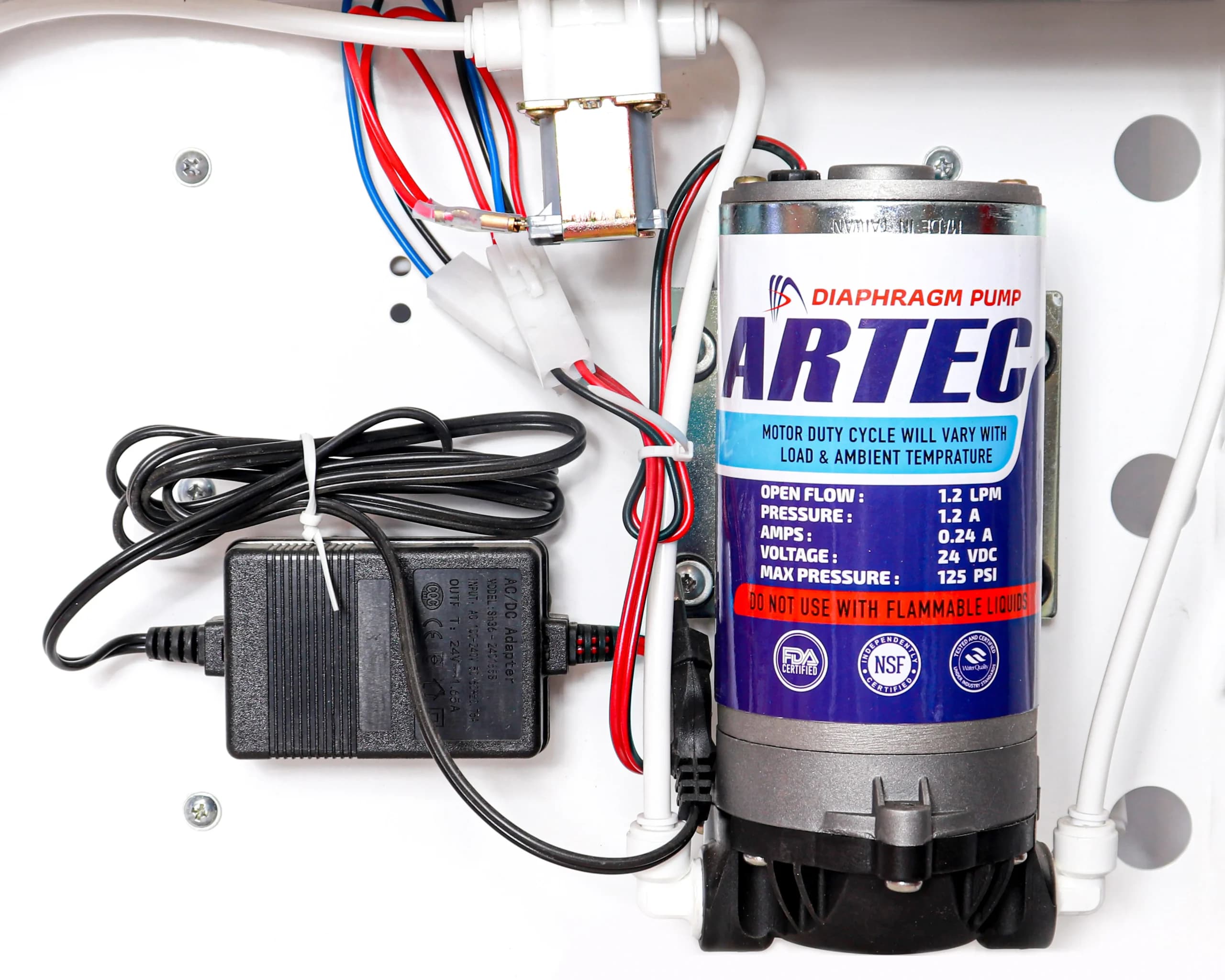 دستگاه تصفیه آب 6 مرحله اینلاین تایوانی آرتک RO-6 -ARTEC — تصویر ۲