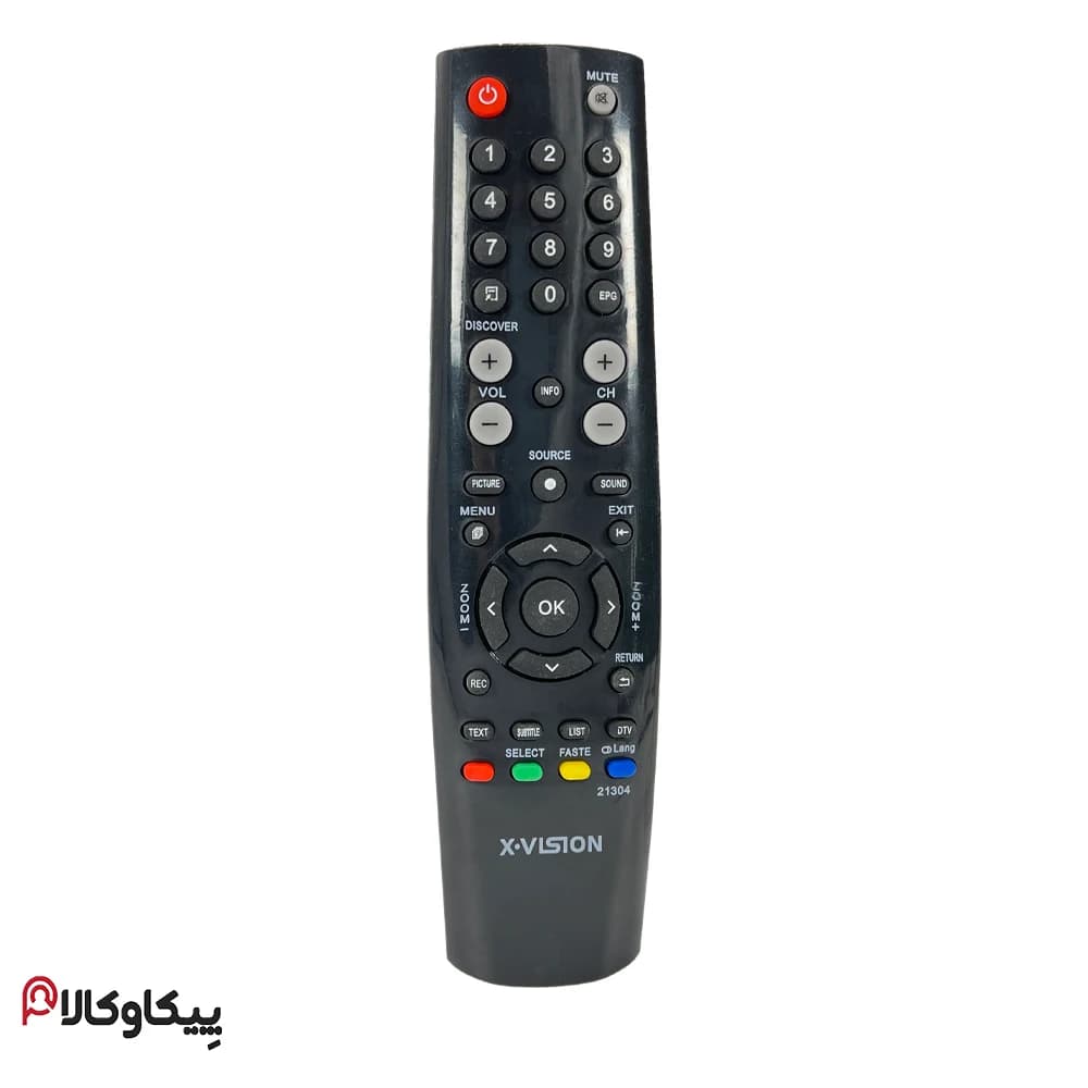 کنترل تلویزیون ایکس ویژن XVISION تخم مرغی سه نوشته — تصویر ۴