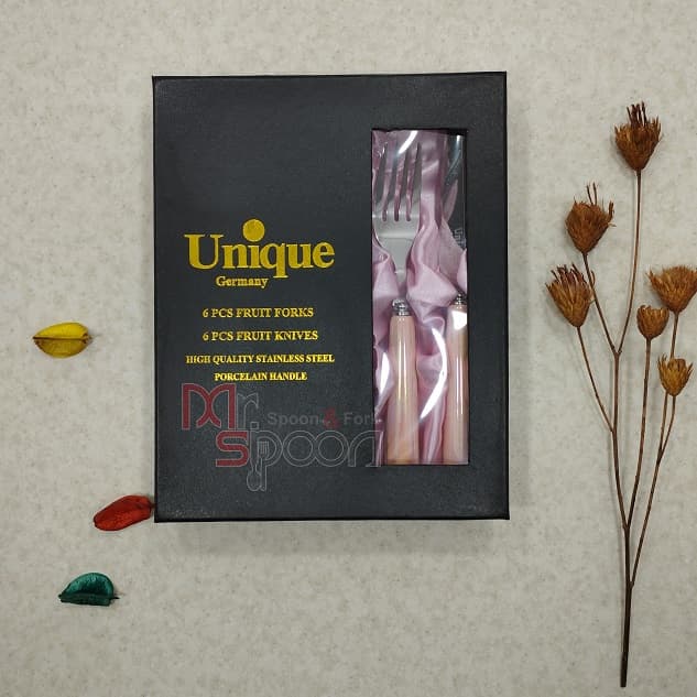 کارد و چنگال سرامیکی یونیک رنگی — تصویر ۴