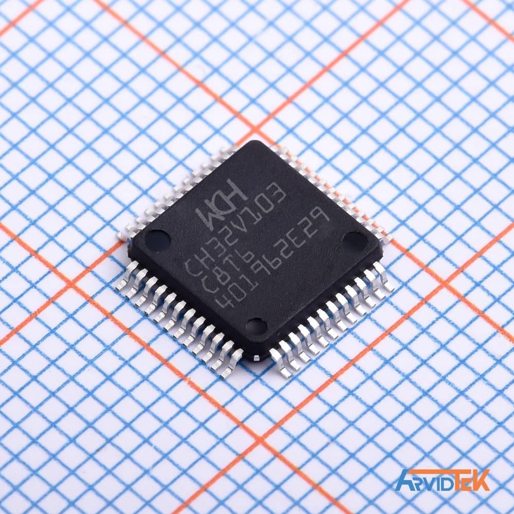 میکروکنترلر CH32V103C8T6 — تصویر ۳