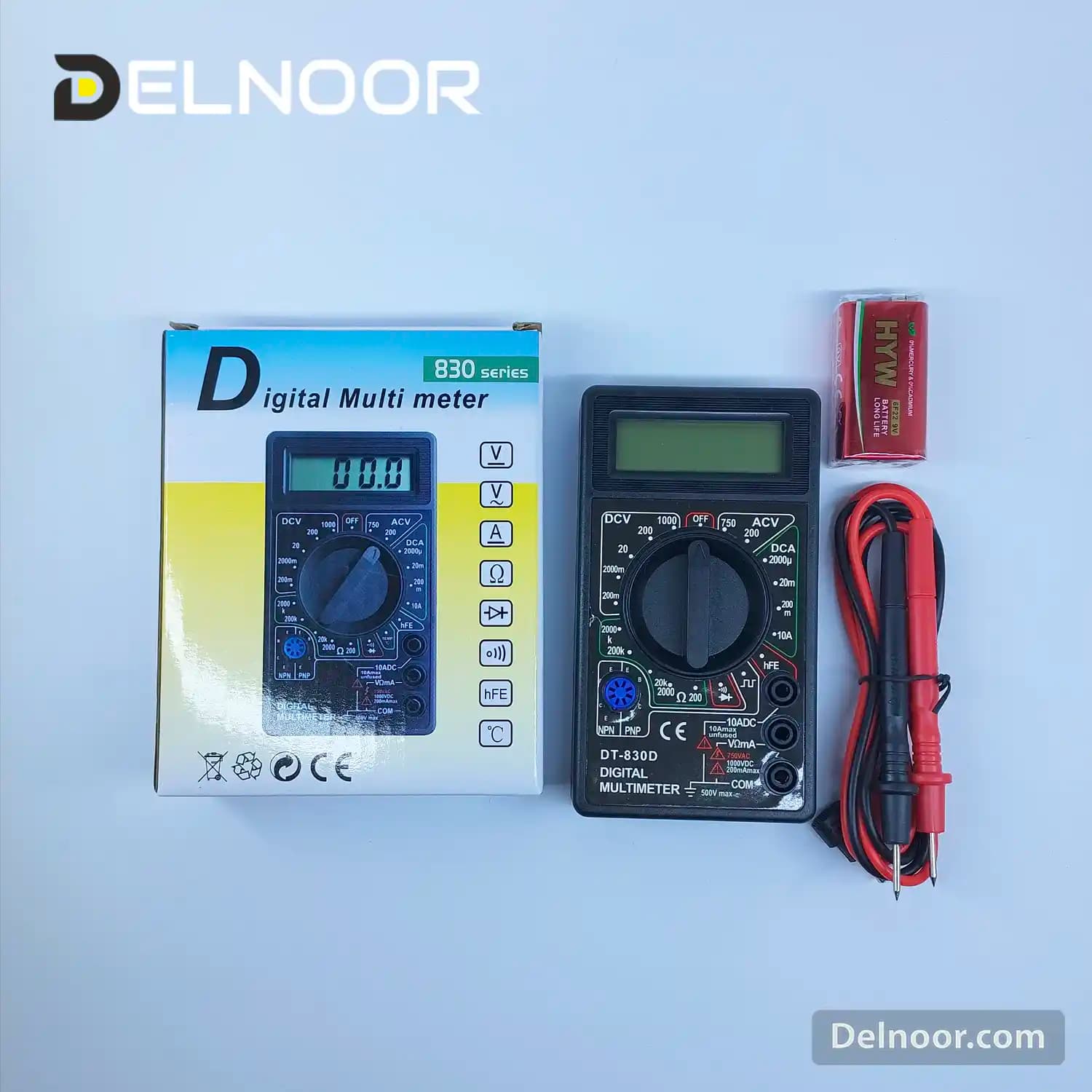 مولتی متر DT-830D — تصویر ۴