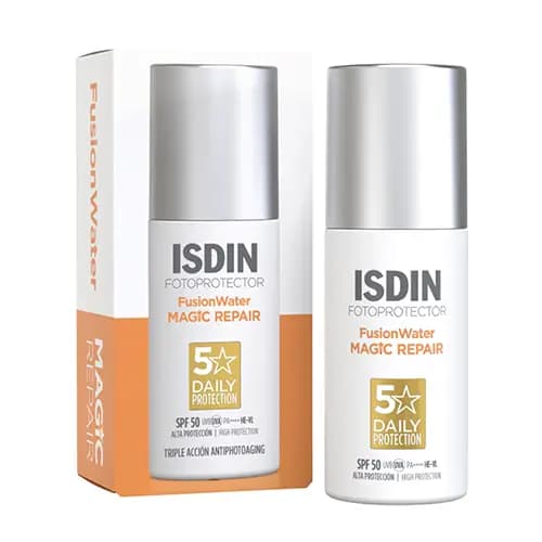 ضد آفتاب مجیک ریپیر فیوژن واتر ایزدین SPF50 (ترمیم کننده جادویی) — تصویر ۹