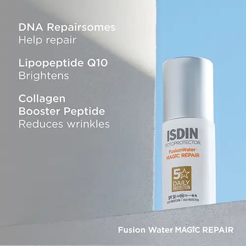 ضد آفتاب مجیک ریپیر فیوژن واتر ایزدین SPF50 (ترمیم کننده جادویی) — تصویر ۱۱