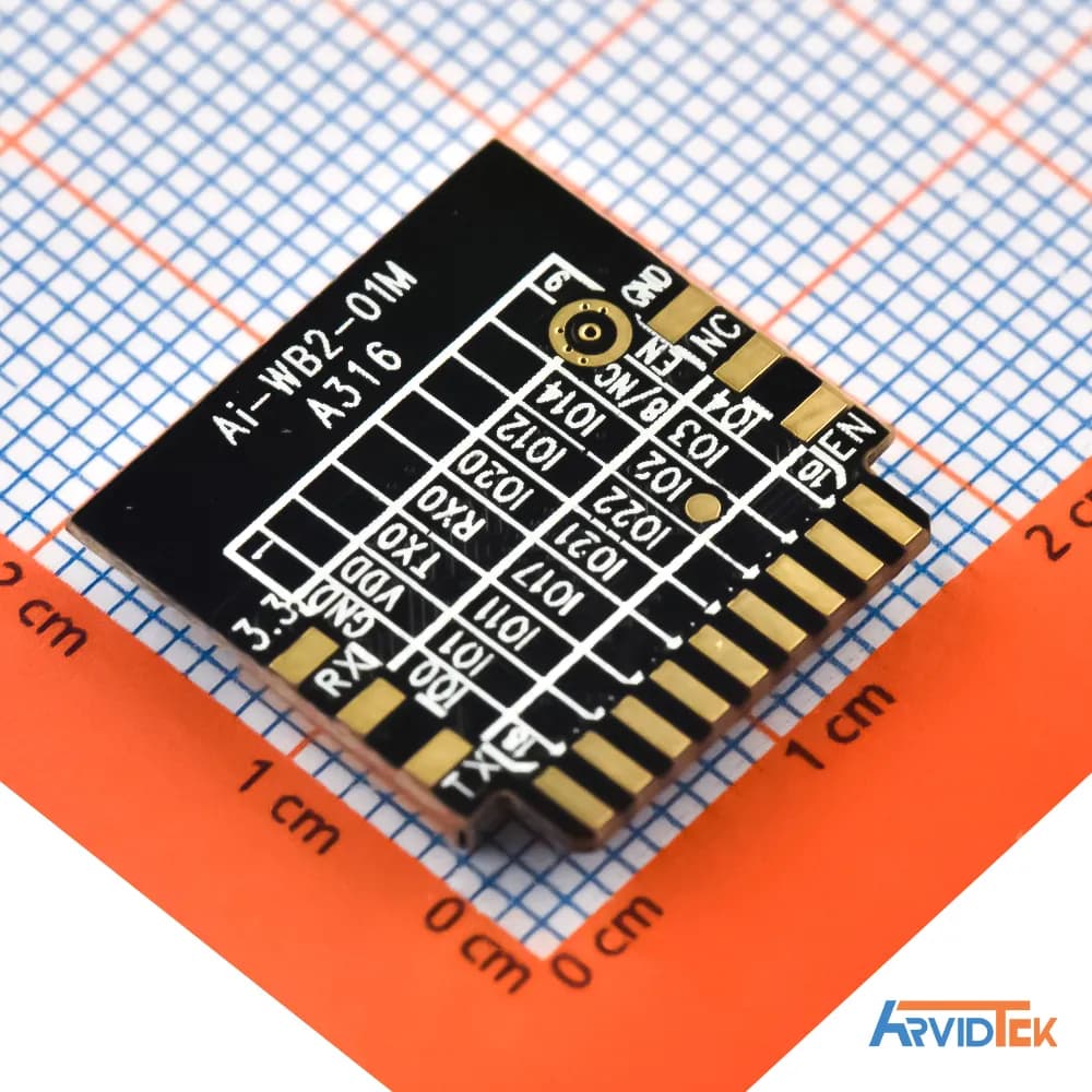 ماژول وای فای و بلوتوث Ai-WB2-01M — تصویر ۲