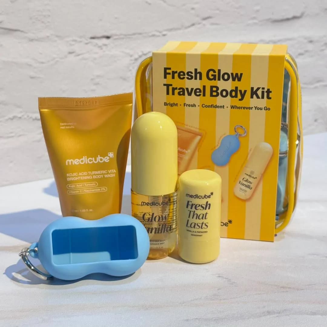 کیت مسافرتی محصولات بدن مدی کیوب Medicube Fresh Glow Travel Body Kit — تصویر ۵