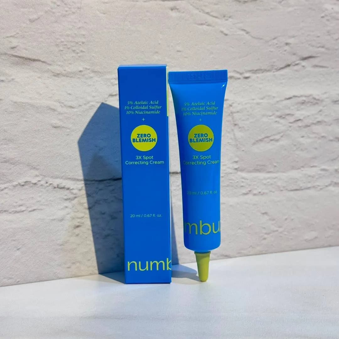 کرم ضدجوش و اصلاح کننده لک نقطهای زیرو بلمیش نامبوزین 20 میل numbuzin No.0 Zero Blemish 3X Spot Correcting Cream — تصویر ۹