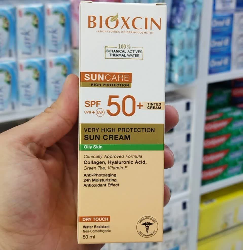 کرم ضدآفتاب رنگی بیوکسین 50میل — تصویر ۴