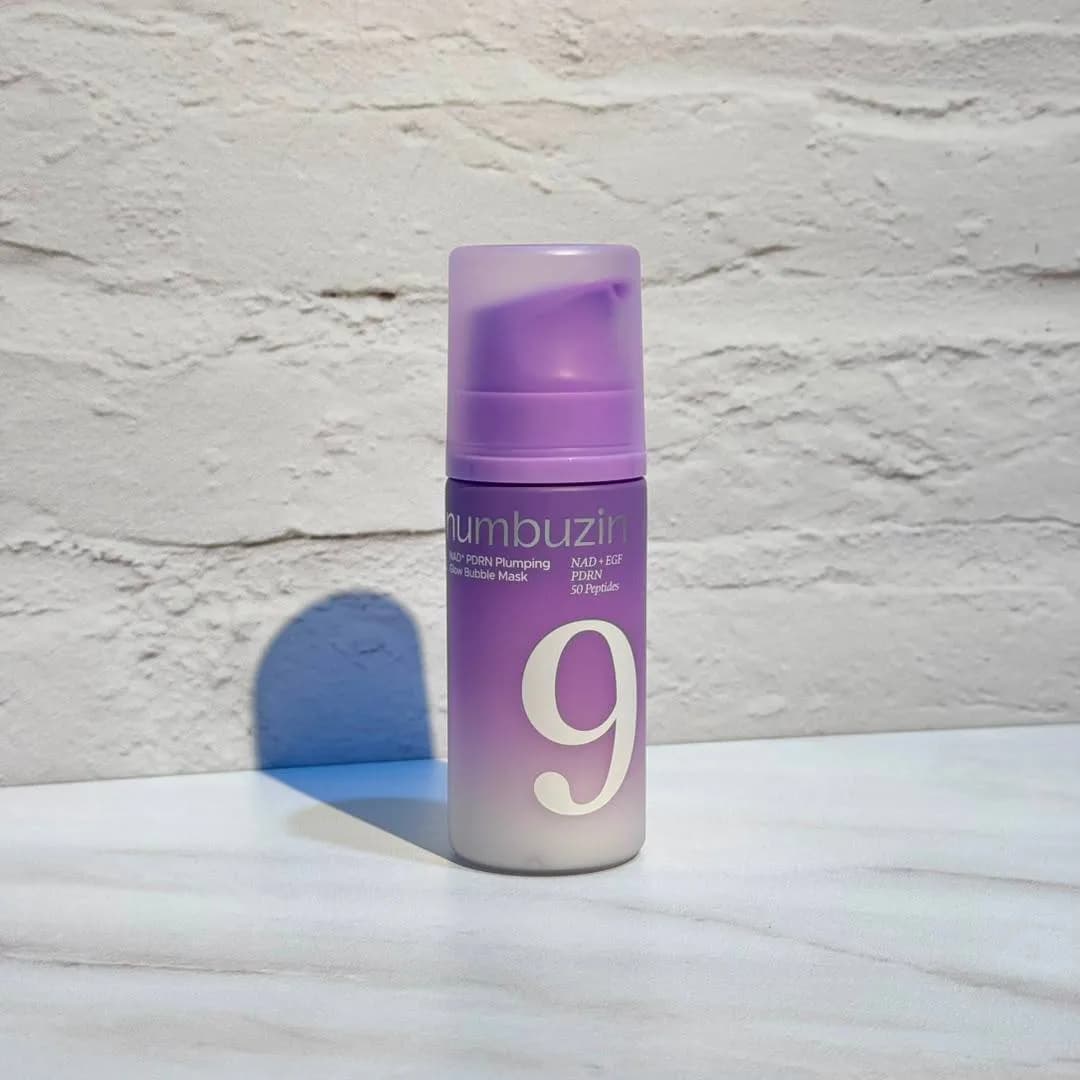 ماسک حبابی شفاف کنند، ضد چروک و جوانساز شماره 9 نامبوزین Numbuzin 9 Glow Bubble Mask — تصویر ۳