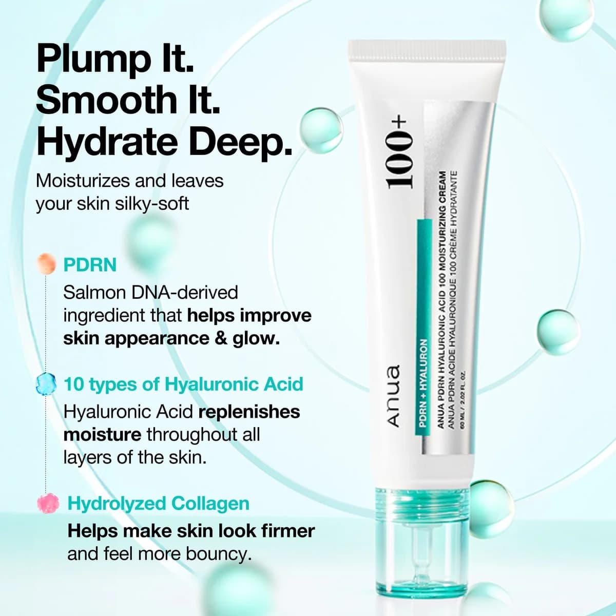 کرم دور چشم PDRN و کافئین آنوا ضد پف و تیرگی، ضد چروک و جوانساز Anua PDRN Caffeine Rejuvenating Eye Cream — تصویر ۱۰