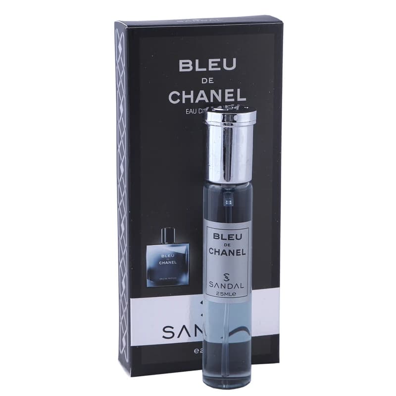 عطر جیبی مردانه بلو چنل صندل حجم ۲۵ میلیلیتر — تصویر ۲