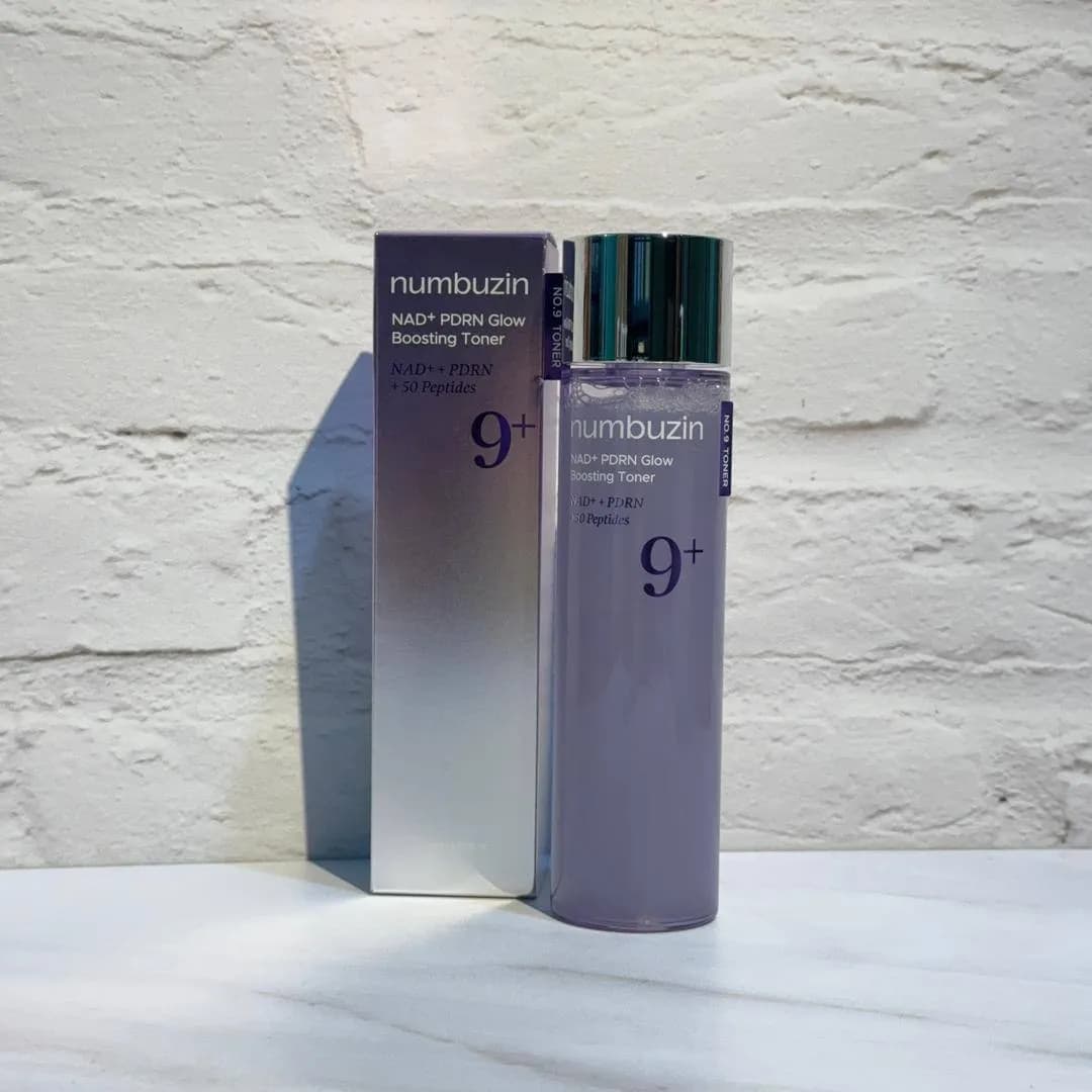 تونر پپتاید PDRN و +NAD شماره 9 نامبوزین درخشان تقویت کننده و ضد چروک Numbuzin No.9 NAD+ PDRN Glow Boosting Toner — تصویر ۴