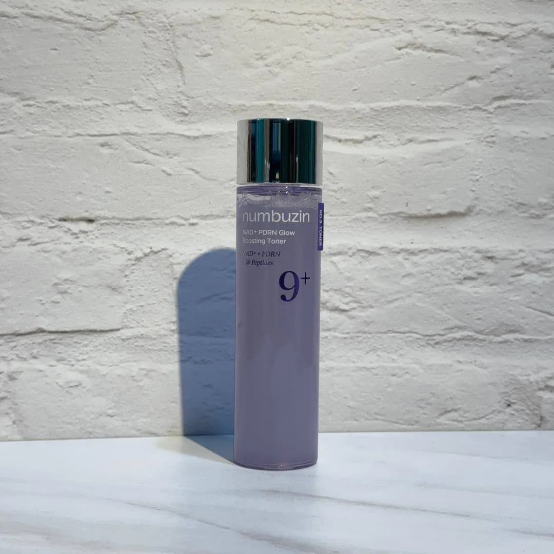 تونر پپتاید PDRN و +NAD شماره 9 نامبوزین درخشان تقویت کننده و ضد چروک Numbuzin No.9 NAD+ PDRN Glow Boosting Toner — تصویر ۶