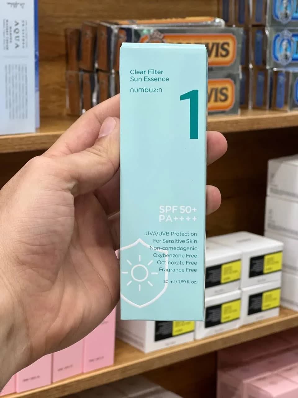 ضدآفتاب اسنس تسکین دهنده و روشن کننده نامبوزین SPF50 — تصویر ۶