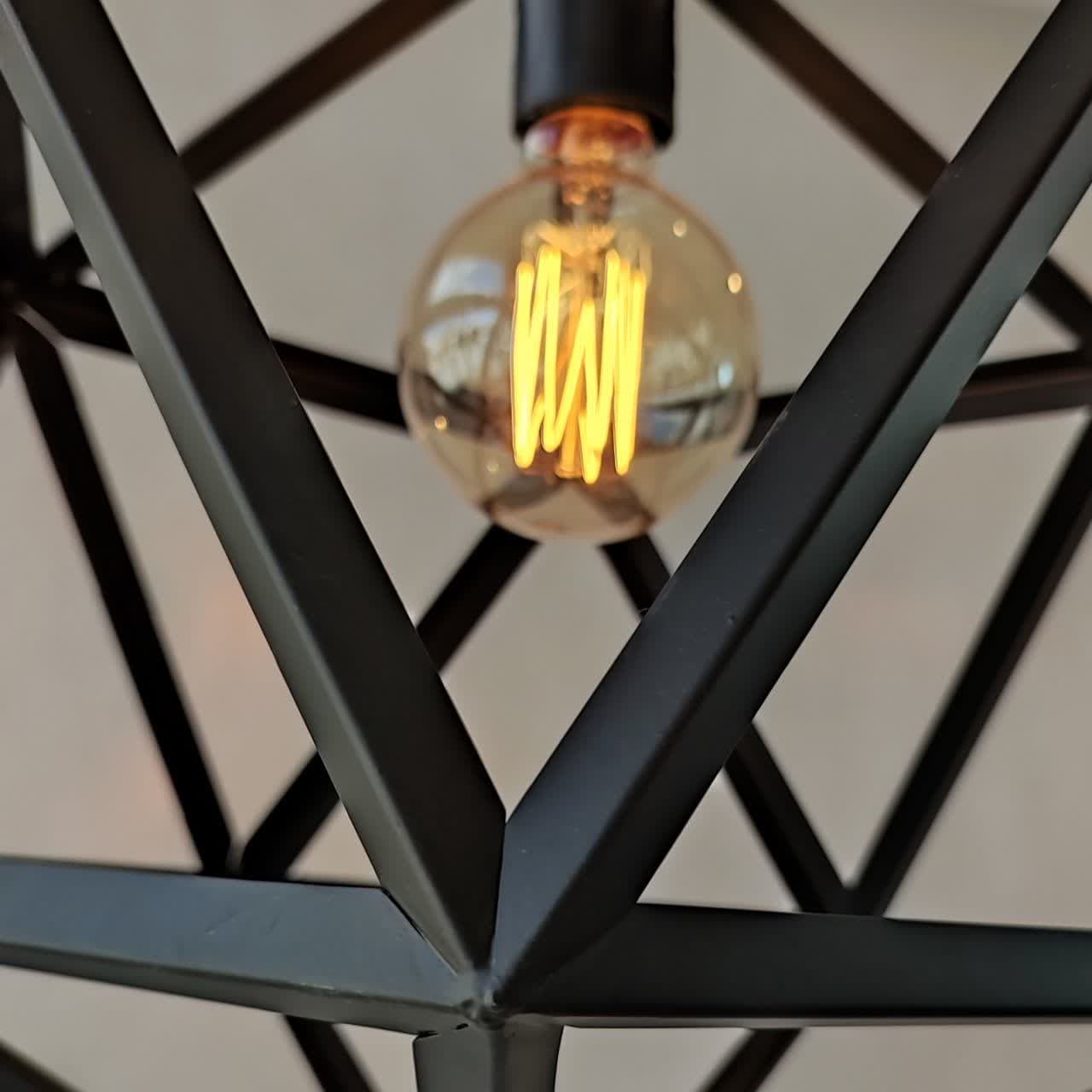 چراغ آویز طرح چندوجهی کد KL3535m — تصویر ۶