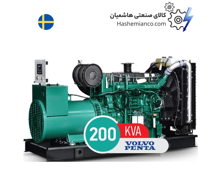 دیزل ژنراتور ولوو 200 کاوا مدل TAD840GE