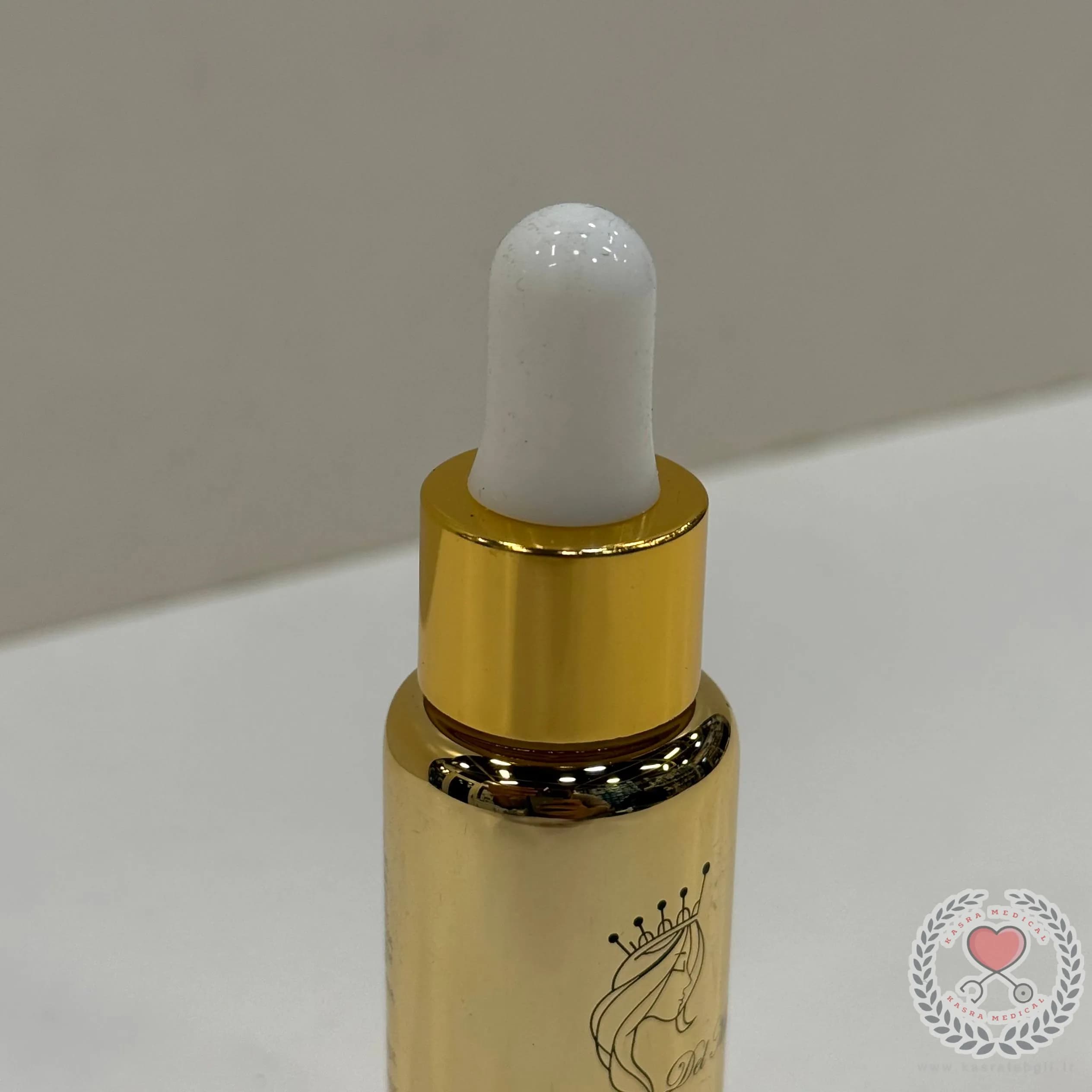 سرم طلا 24 عیار هیالورونیک نیاسینامید دل موناکو 30 میل — تصویر ۲