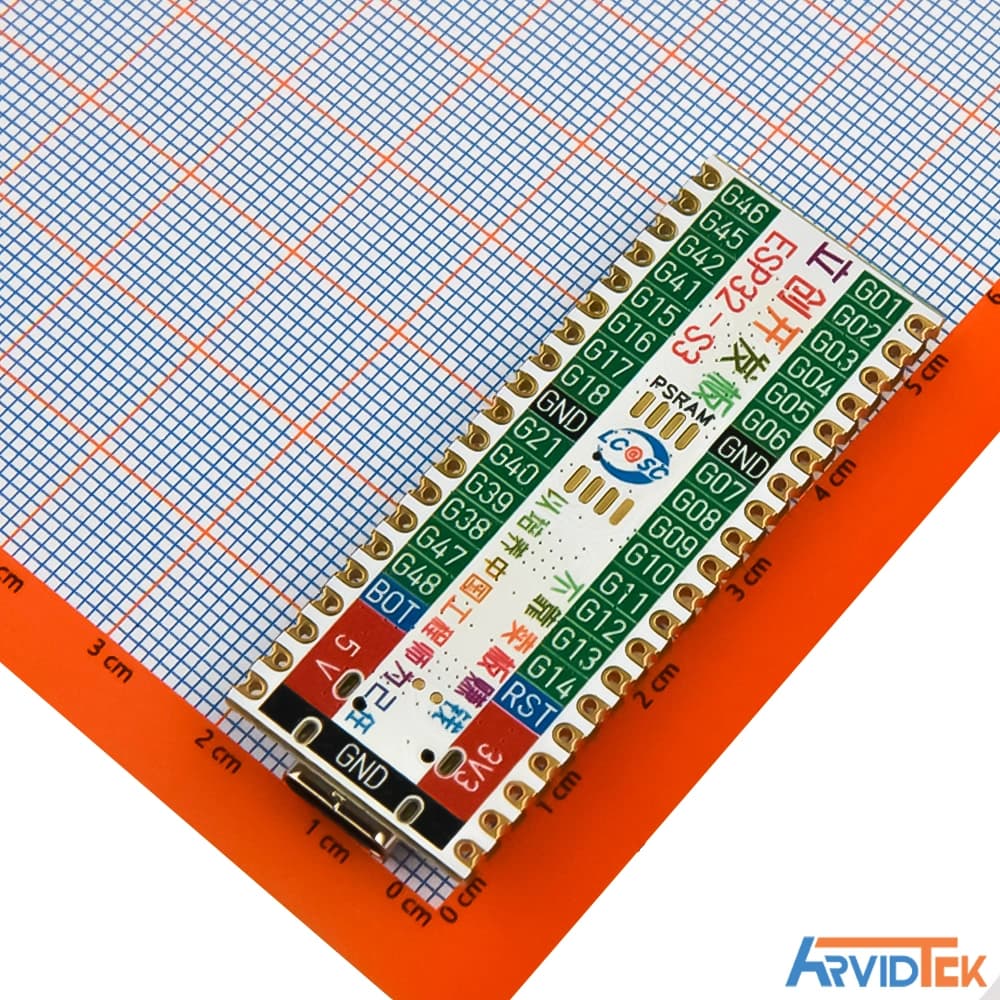 برد توسعه ESP32-S3 مدل LCKFB ESP32-S3-R8N8 — تصویر ۶