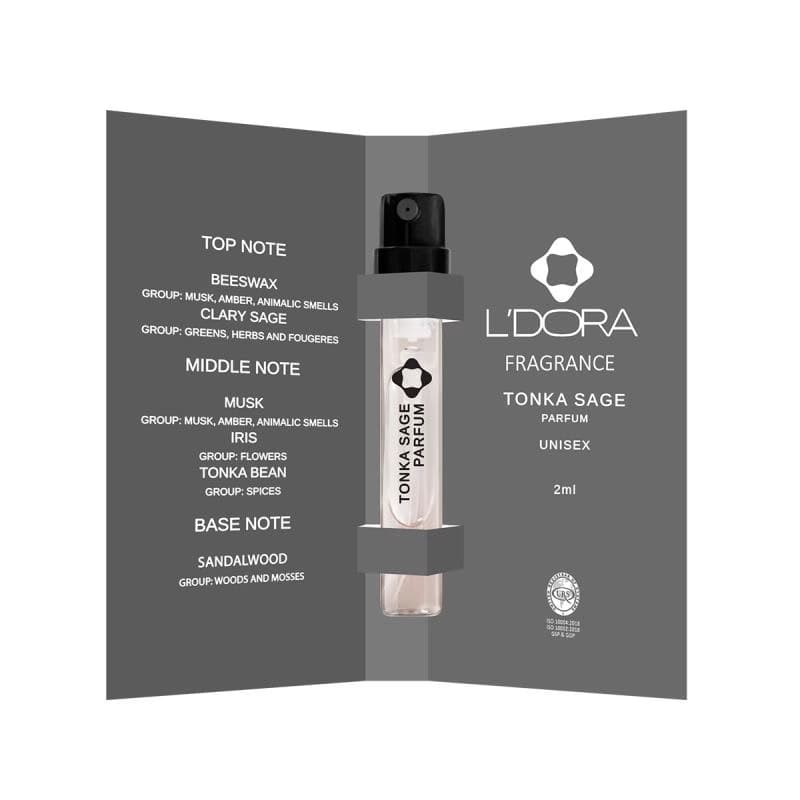 تستر پرفیوم TONKA SAGE لدورا فرگرنس — تصویر ۶