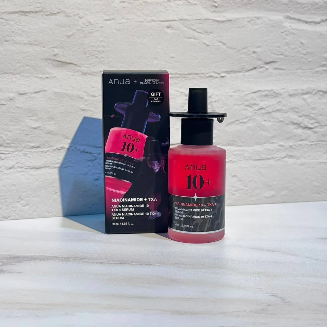 ست سرم ضد لک نیاسینامید 10% + ترانگزامیک اسید 4% آنوا ۵۰ میل Anua Kpop Demon Hunters Niacinamide 10 TXA 4 Serum Set — تصویر ۷