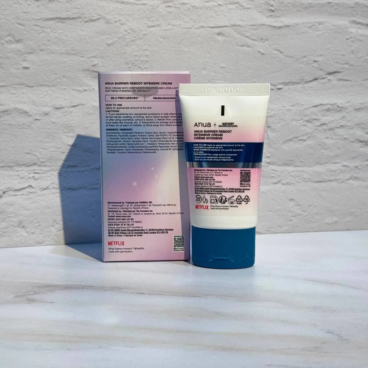 کرم آبرسان و ترمیم کننده سراماید آنوا مناسب پوست خشک و حساس ۵۰ میل Anua Kpop Demon Hunter Barrier Intensive Cream — تصویر ۱۰
