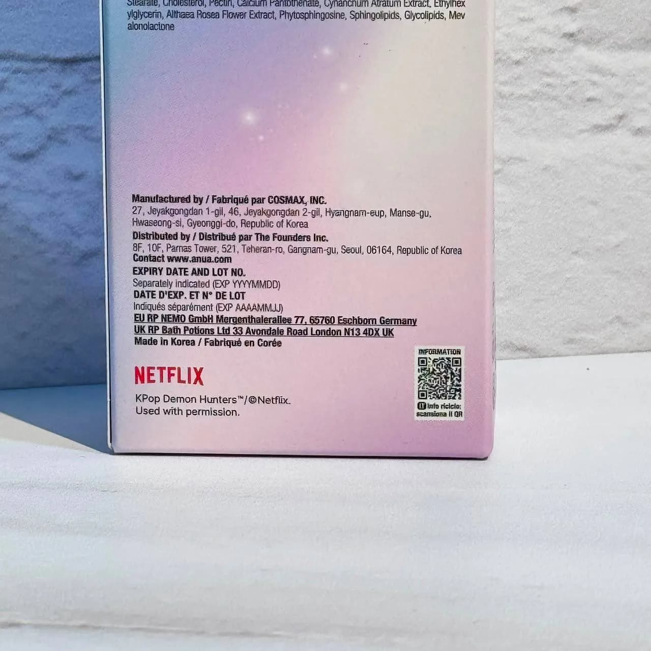 کرم مرطوب کننده و آبرسان ترمیم کننده سد دفاعی روزانه آنوا ۵۰ میل Anua Kpop Demon Hunter Barrier Reboot Daily Moisturizer — تصویر ۳